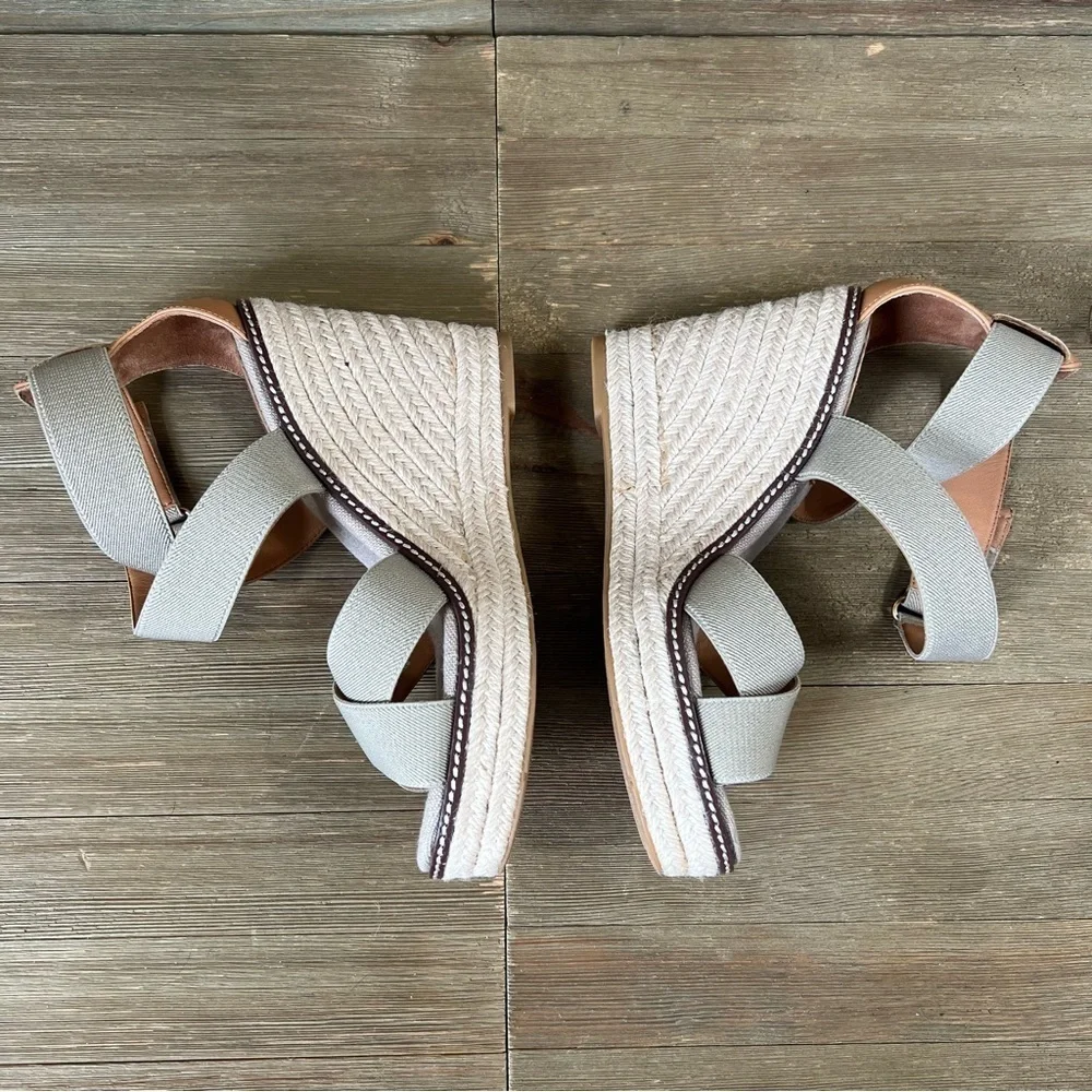 NEW Tory Burch Frieda Espadrille Wedges